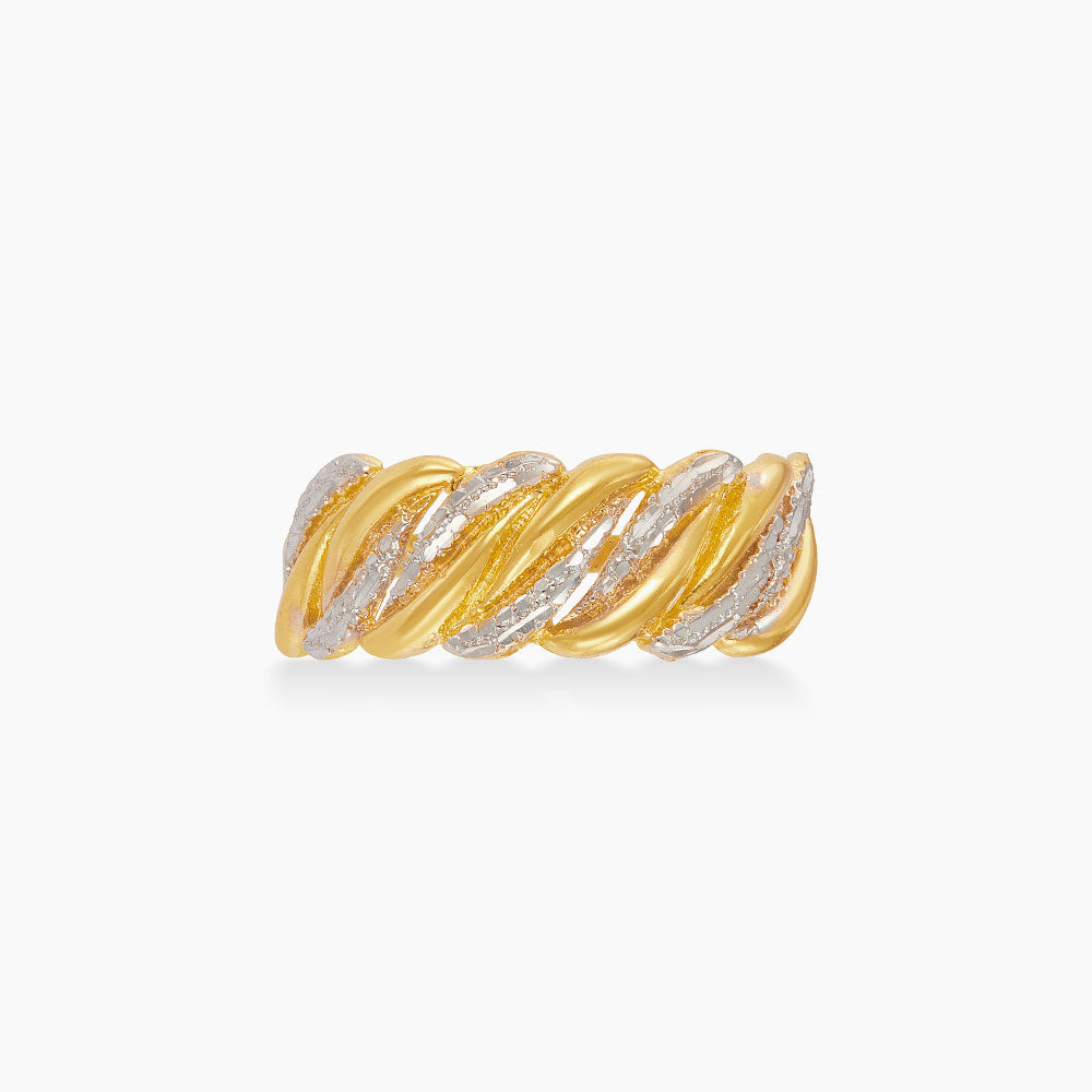916/22K Yellow and White Gold Ring 6200057YW