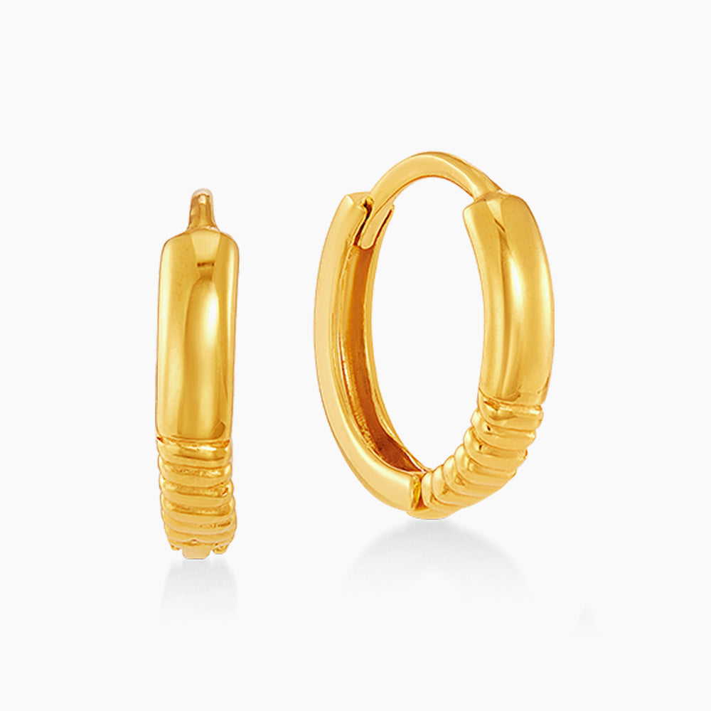 916/22K Yellow Gold Earrings 6300029Y