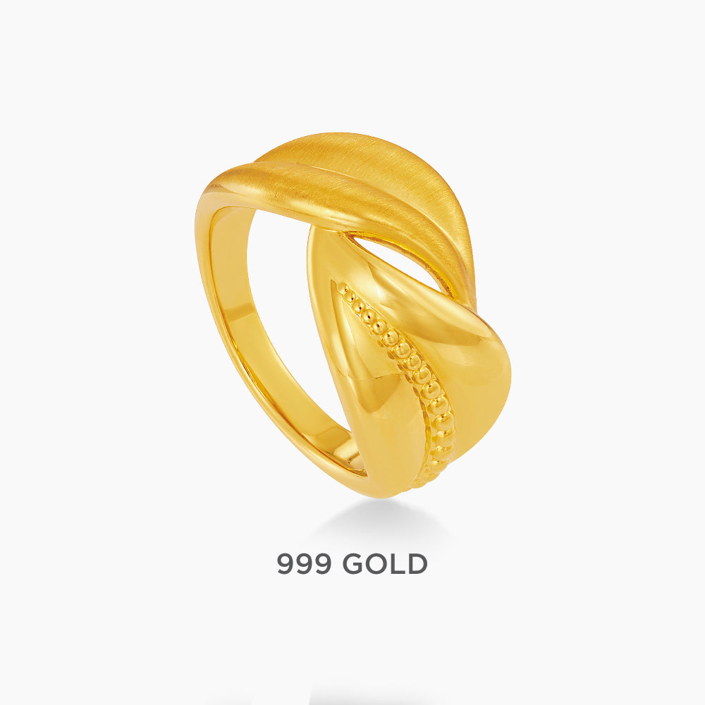 999/24K Yellow Gold Ring 9200055Y