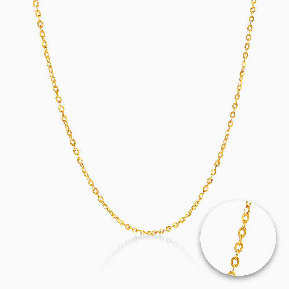 Oro Italia 916 Yellow Gold Necklace GC20820526(040Y) (22K Gold)