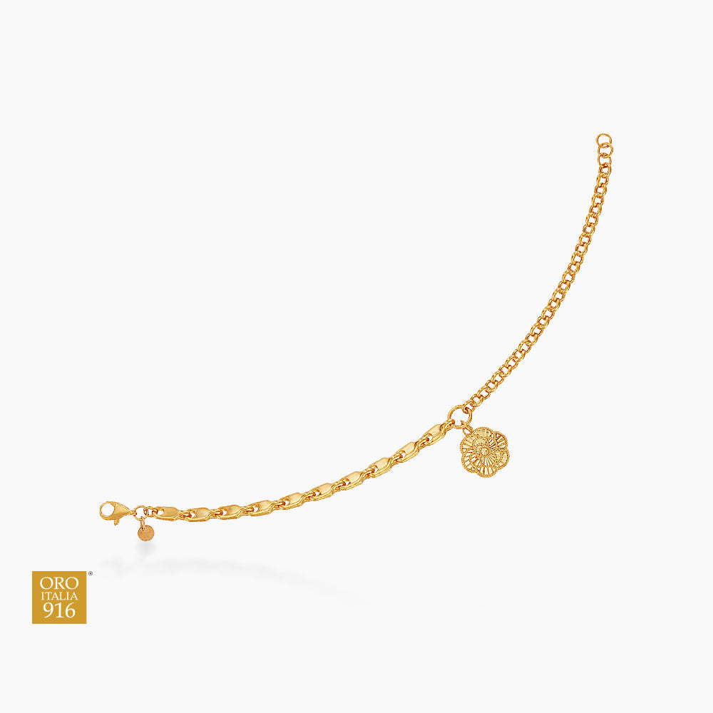 Oro Italia 916 Yellow Gold Bracelet GW54150825 (22K Gold)