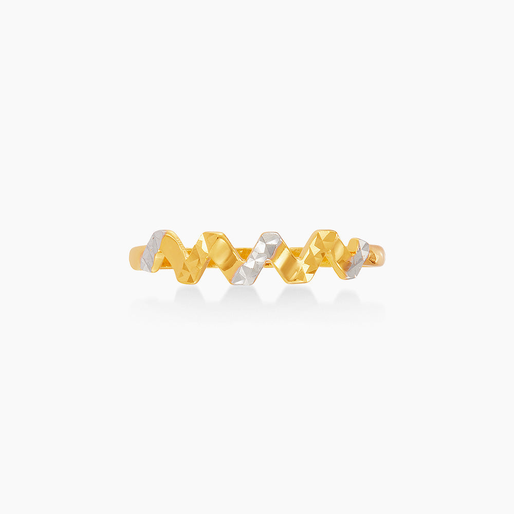 916/22K Yellow and White Gold Ring 6200176YW