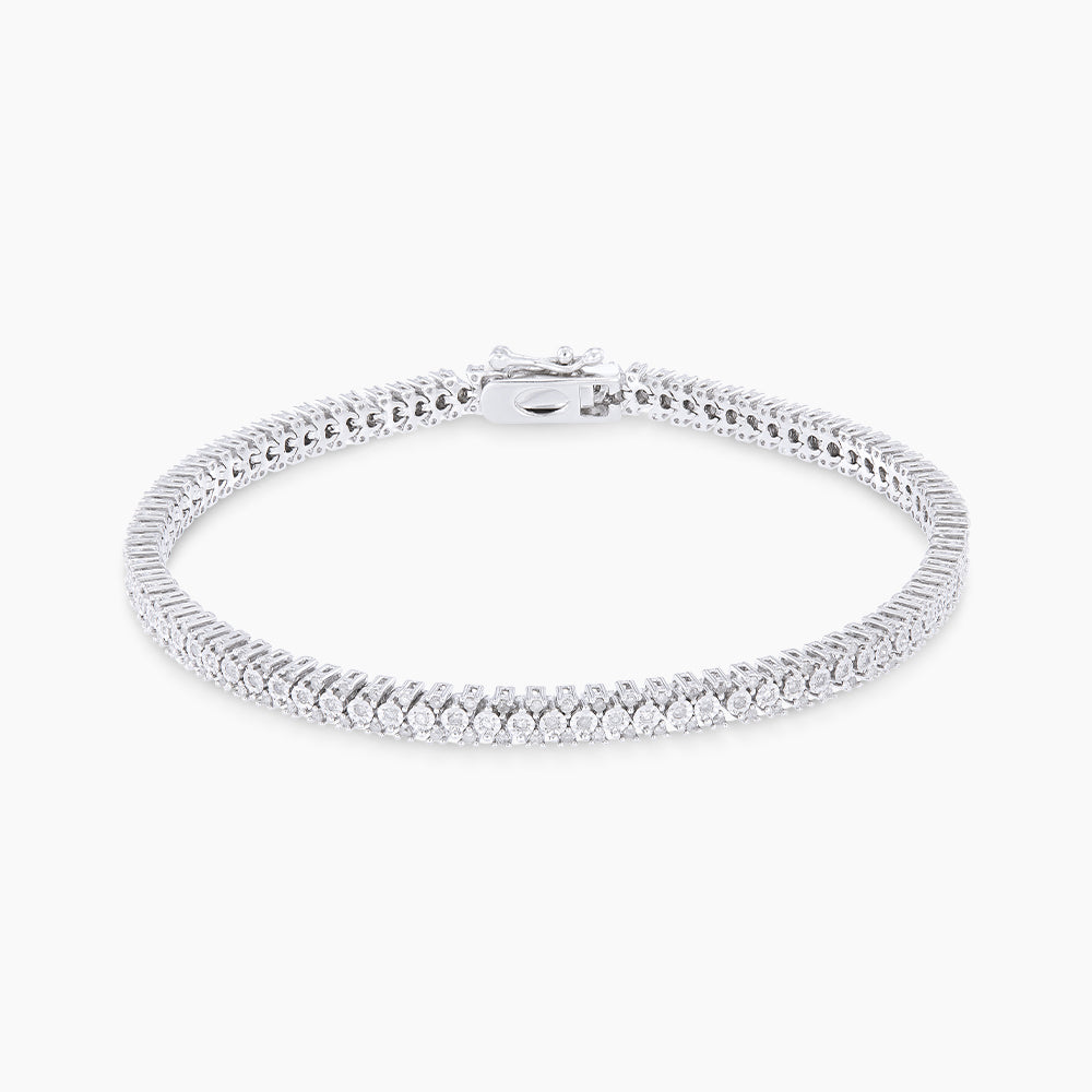 Diamond Bracelet in 925 Silver 67948