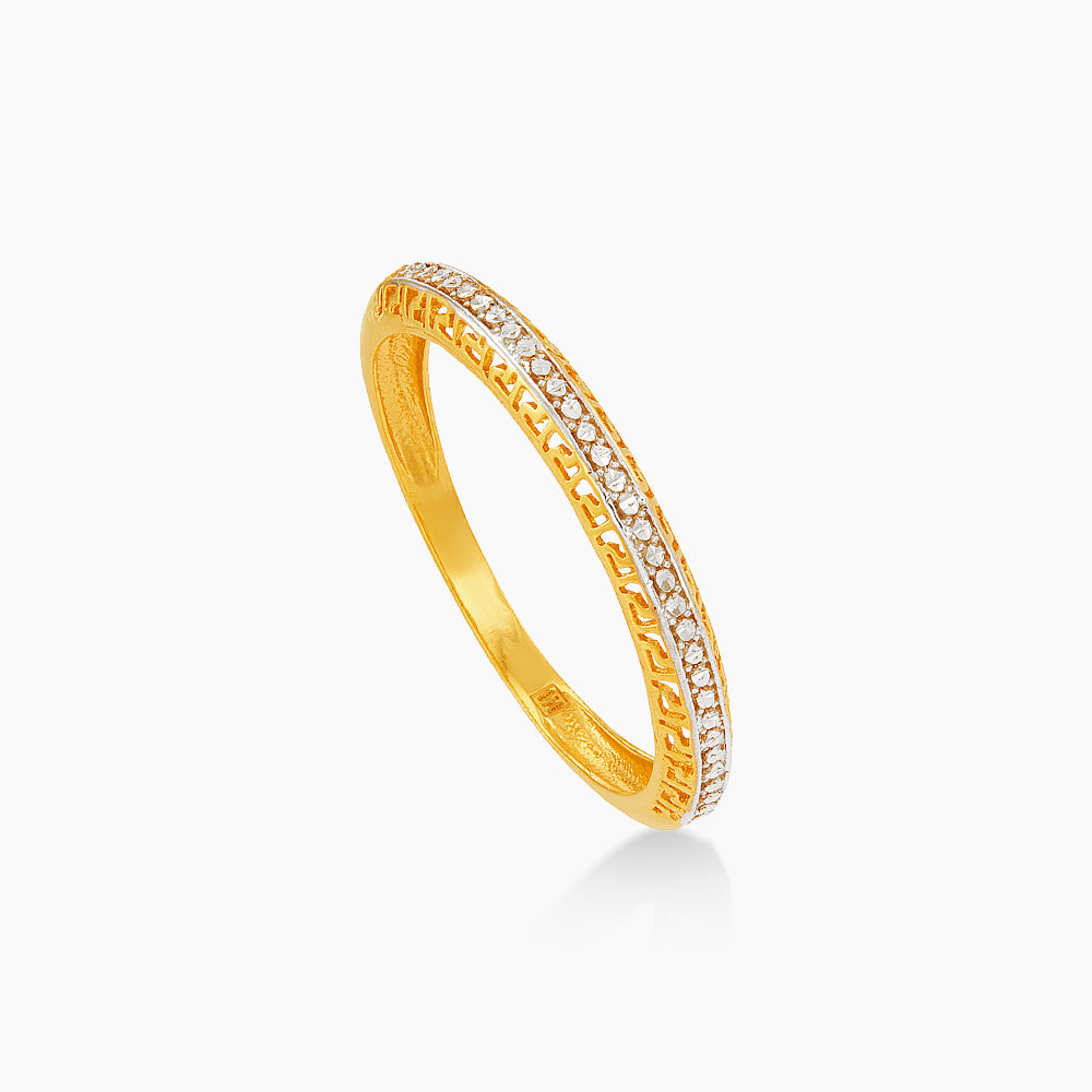 916/22K Yellow and White Gold Ring 6200229YW