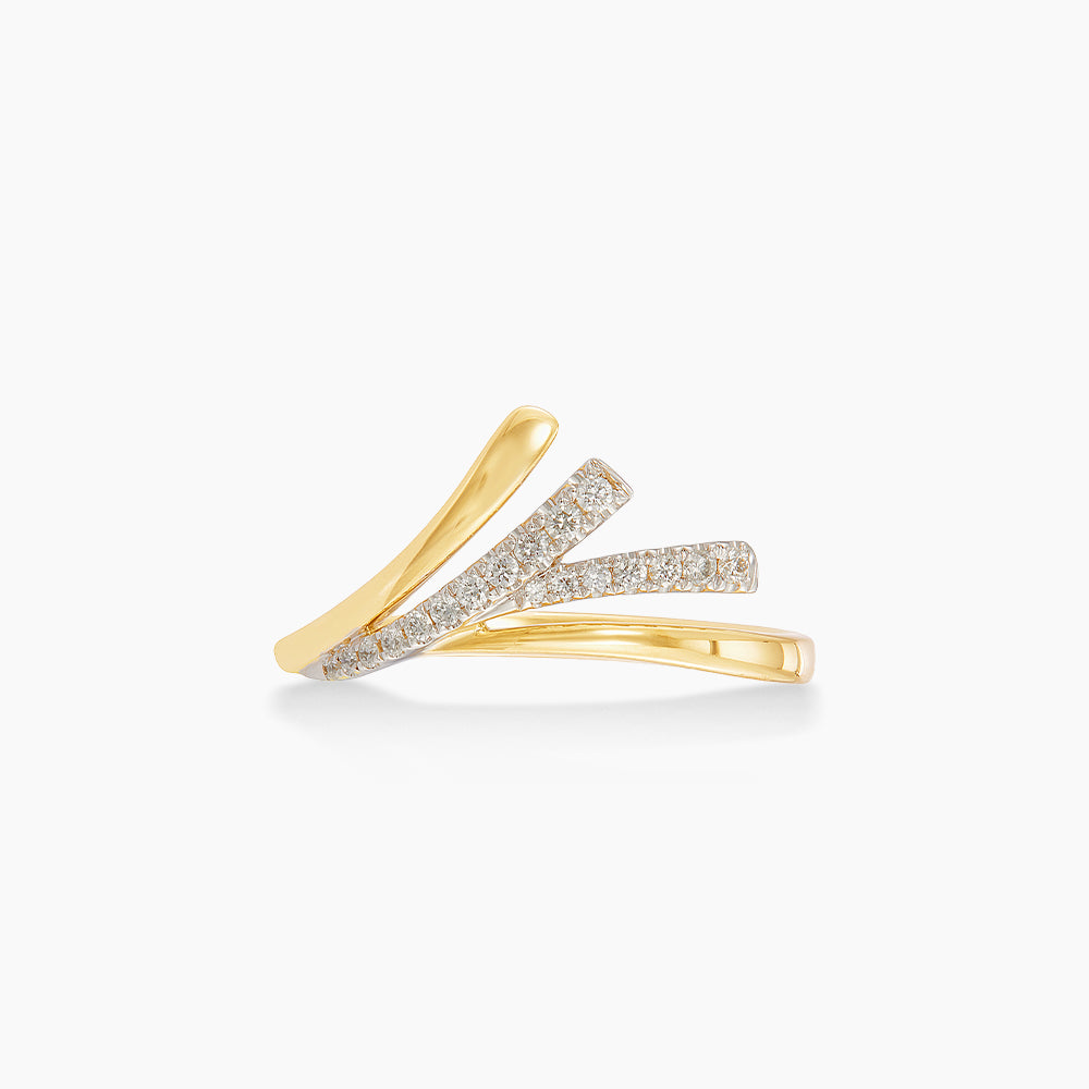 Diamond Ring in 375/9K Yellow and White Gold 275790726