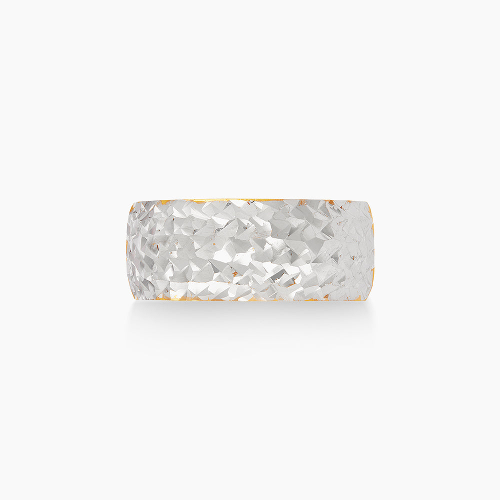 Oro Italia 916 Yellow and White Gold Ring GR62290526(YW)-BI (22K Gold)