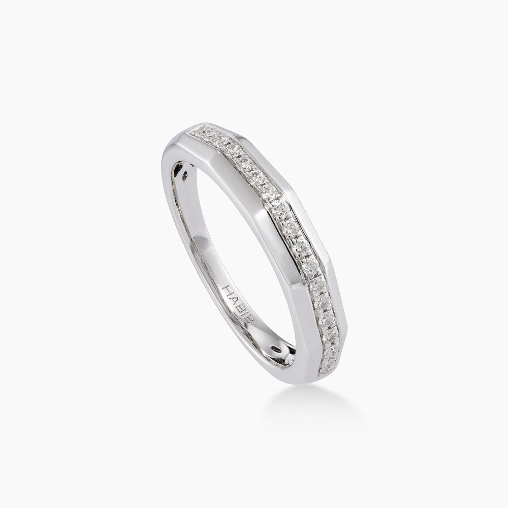 Diamond Men's Ring in 925 Silver Palladium 275820726(PLD)