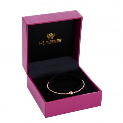 Oro Italia 916 Rose Gold Bangle GB8594(R)