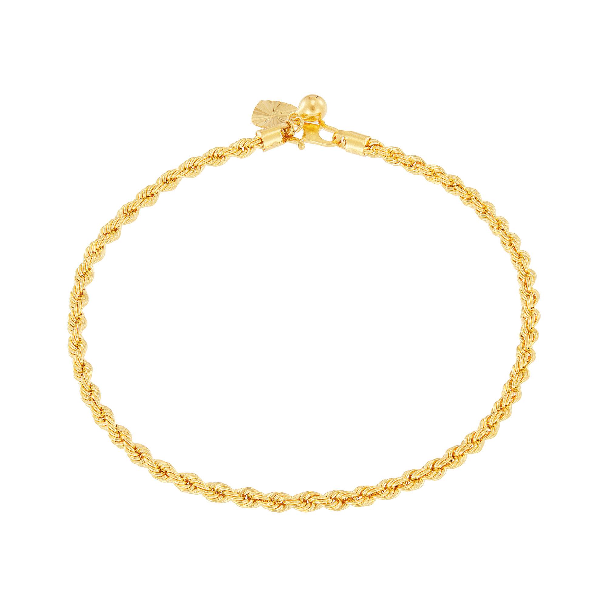916 Yellow Gold Anklet (Pintal) GA069